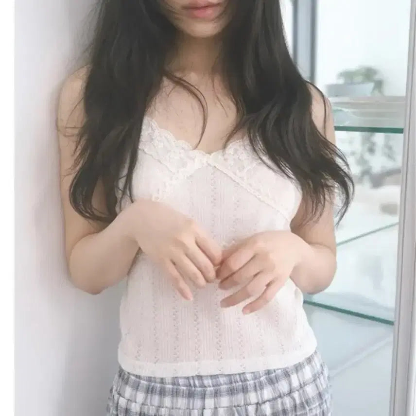 [BUNJANG] Lace Camisole / 레이스 나시