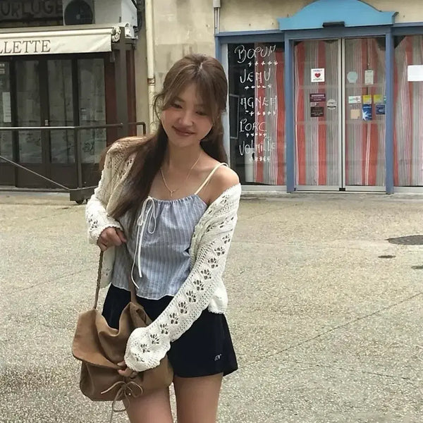 [BUNJANG] Thanat Ribbon Sheer Blouse / 타낫 리본 쉬어 블라우스