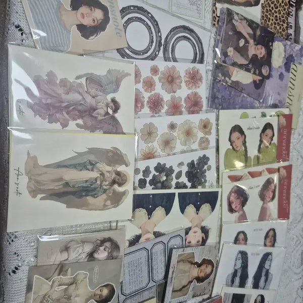 [BUNJANG] Anne's Note Collage Pack & Washi Tape Bundle Set / 감성 다꾸 일괄 판매