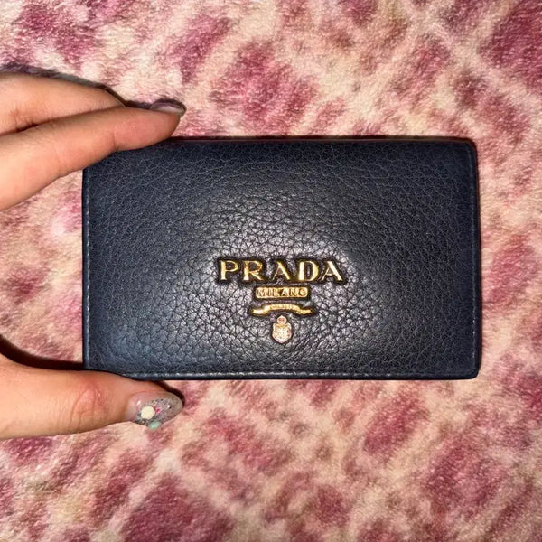 [BUNJANG] Prada Black Card Holder / 프라다 카드지갑 블랙