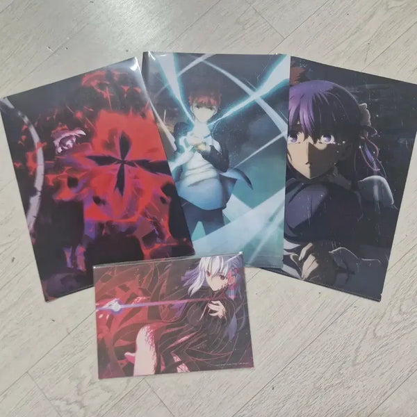 [BUNJANG] Fate/stay night Heaven's Feel Movie 2 Special Illustration Board and Clear File Set / Fate/stay night 헤븐즈필 2장 극장판 특전