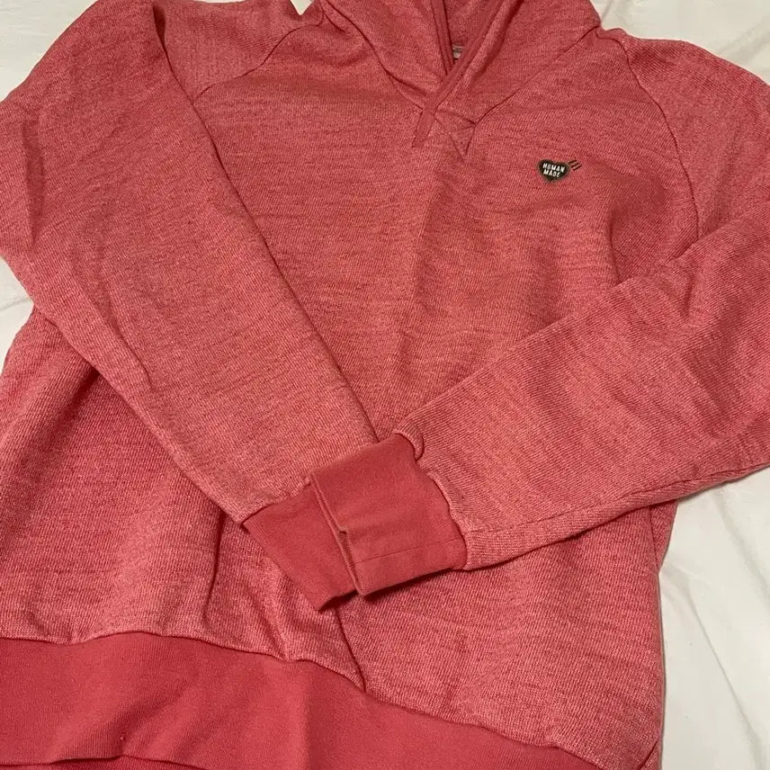 [BUNJANG] Human Made Shawl Collar Sweatshirt Pink / [L] 휴먼 메이드 숄 칼라 스웨트셔츠 핑크