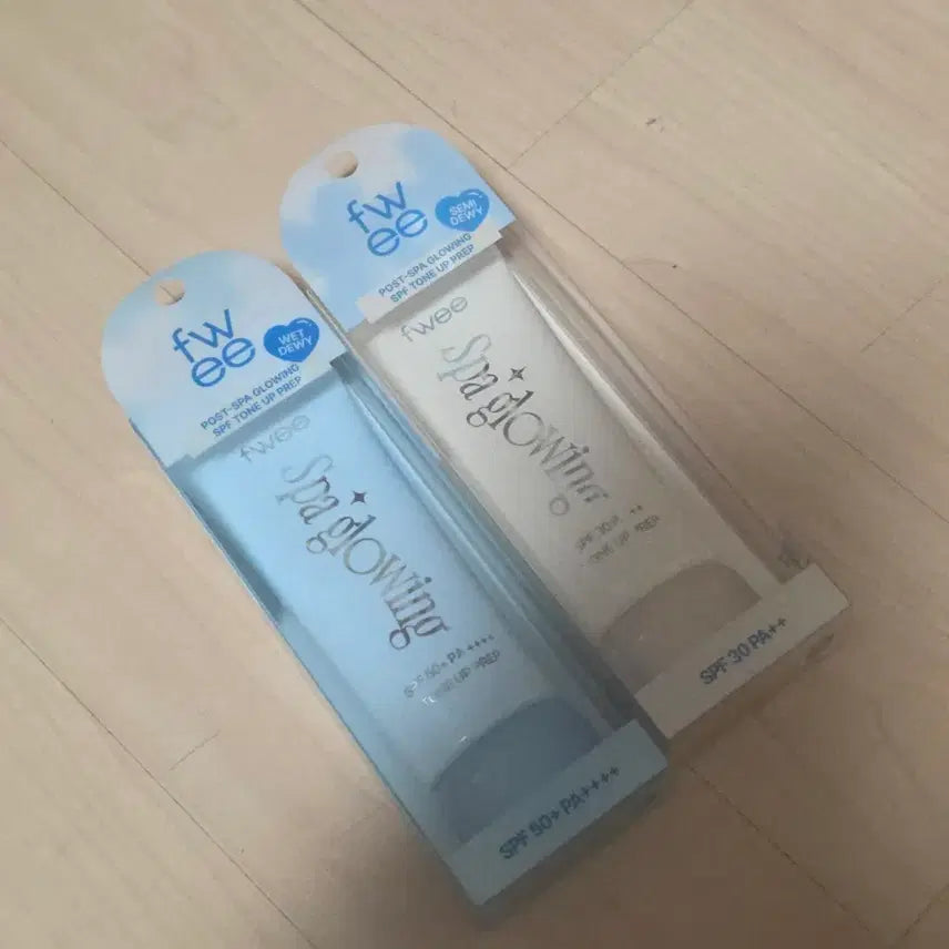 [BUNJANG] FIYING SPARK GLOWING UV TONE-UP BASE 01 SOKGLOW 02 MULGLOW / [새상품] 퓌 스파 글로잉 UV 톤업 베이스 01 속광 02 물광