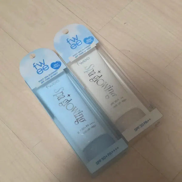 [BUNJANG] FIYING SPARK GLOWING UV TONE-UP BASE 01 SOKGLOW 02 MULGLOW / [새상품] 퓌 스파 글로잉 UV 톤업 베이스 01 속광 02 물광