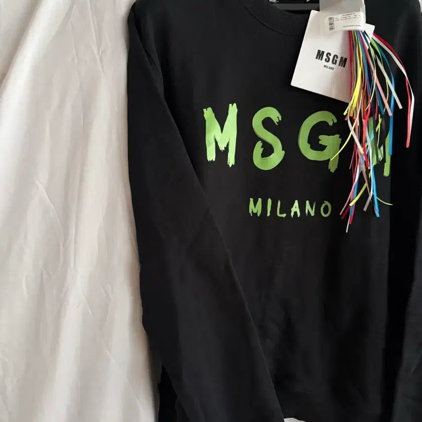 [BUNJANG] MSG M Black Sweatshirt / [L] MSGM 맨투맨 블랙 스웻셔츠 새상품