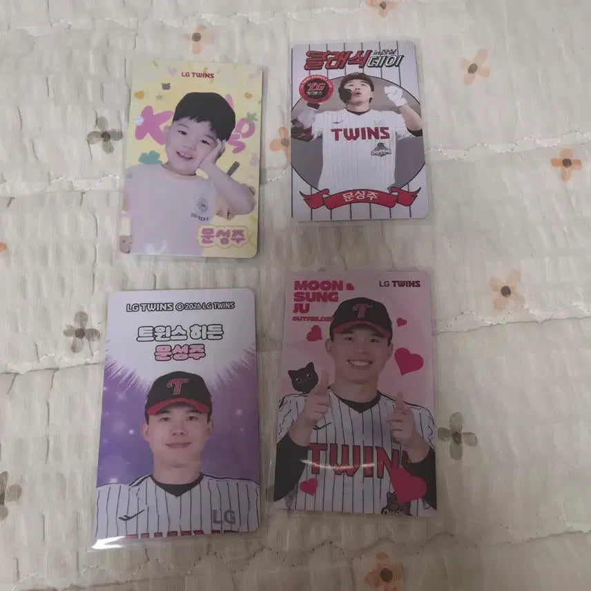 [BUNJANG] LG Twins Moon Sung-joo Photocard Bundle Set / 엘지트윈스 문성주 포토카드 일괄