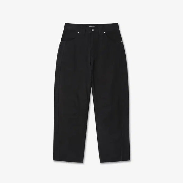 [BUNJANG] 9999Archive Technical Curved Jeans Black / 9999아카이브 Technical Curved Jeans