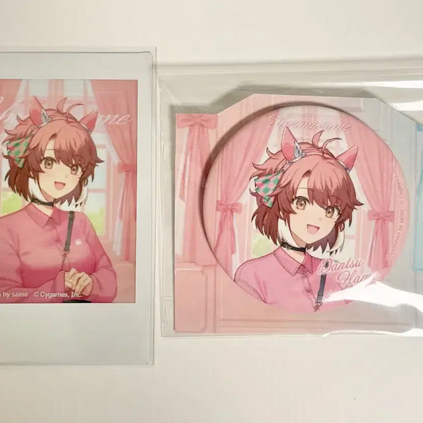 [BUNJANG] Uma Musume JoJo Town Collaboration Cheki Polaroid Can Badge Set / 우마무스메 조조타운 콜라보 체키 폴라로이드 캔뱃지 세트 단츠 플레임
