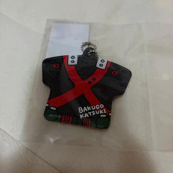 [BUNJANG] My Hero Academia Bakugo Uniform Leather Keychain / 히로아카 바쿠고 유니폼 가죽 키링