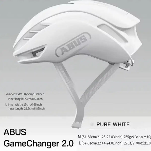 [BUNJANG] Abus Gamechanger Pure White Helmet (Size L) / 아부스 게임체인저 퓨어화이트