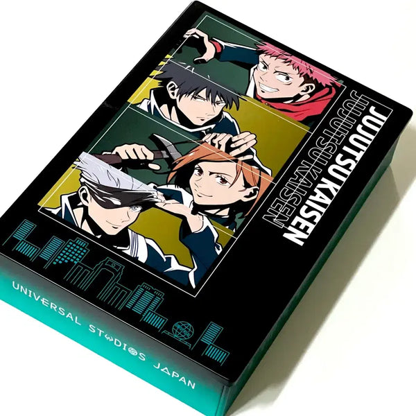 [BUNJANG] Jujutsu Kaisen Universal Studios Japan Collaboration Tin Case (Gojo, Fushiguro, Itadori, Kugisaki) / 주술회전 유니버셜 스튜디오 재팬 콜라보 틴케이스 고죠 메구미 유지 노바라