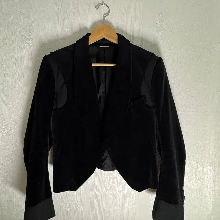 [BUNJANG] Comme des Garcons Noir Velvet Jacket / Comme des carcons Noir 벨벳 자켓