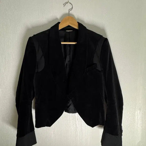 [BUNJANG] Comme des Garcons Noir Velvet Jacket / Comme des carcons Noir 벨벳 자켓