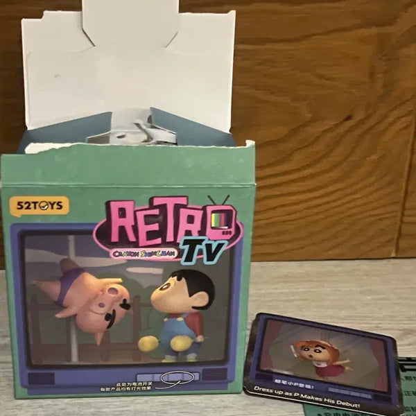 [BUNJANG] Crayon Shin-chan Retro TV Figure / 짱구 레트로 tv 피규어