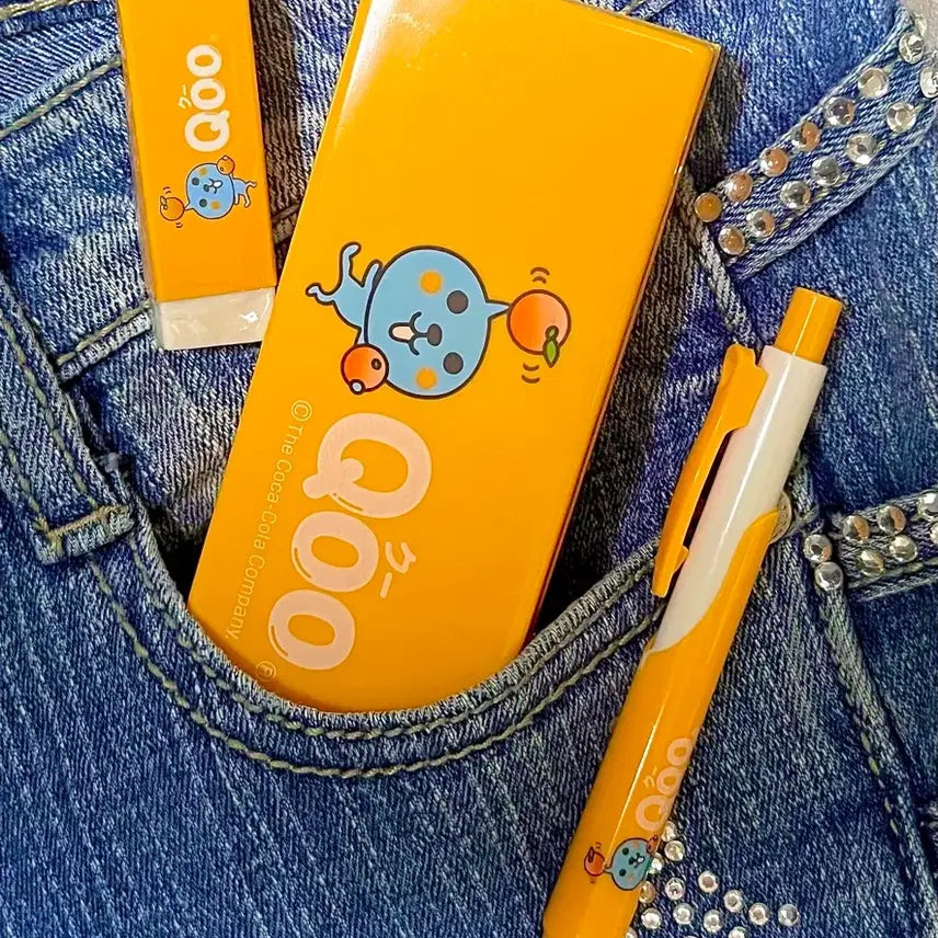 [BUNJANG] Vintage Qoo Pocket Mini Stationery Set (Rare) / 고전 쿠우 Qoo 포켓 미니 필기구세트 (레어)