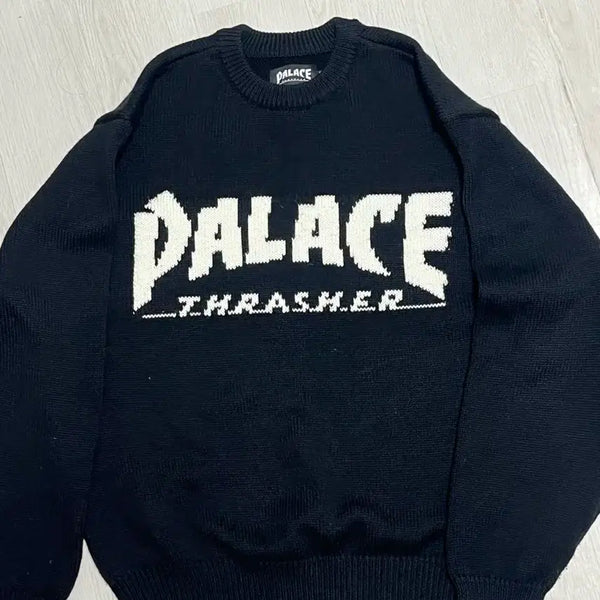 [BUNJANG] Palace Treasure 24SS Knit Black / 팔라스 트레셔 24SS 니트 블랙
