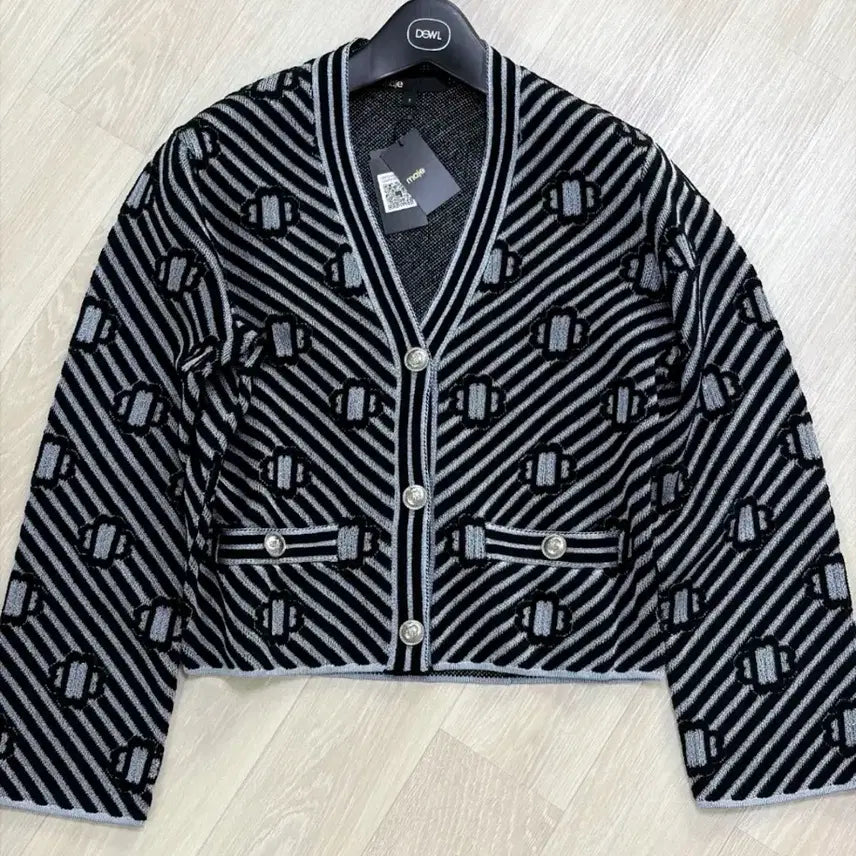[BUNJANG] Maje Monogram Knit Cardigan / 새상품-마쥬 모노그램 니트 가디건