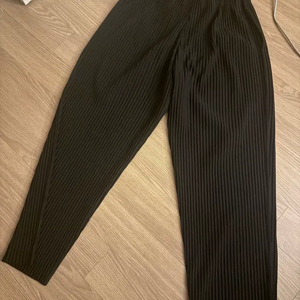 [BUNJANG] Issey Miyake Homme Plissé Pleated Black Slacks / 이세이미야케 옴므플리세