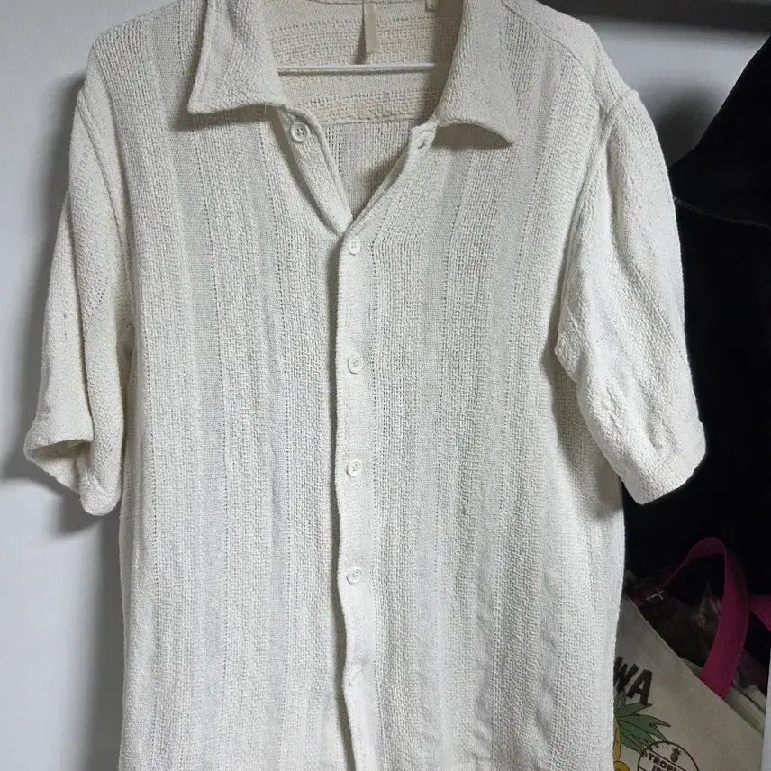 [BUNJANG] Sunflower Print Short Sleeve Shirt / 썬플라워 반팔 셔츠