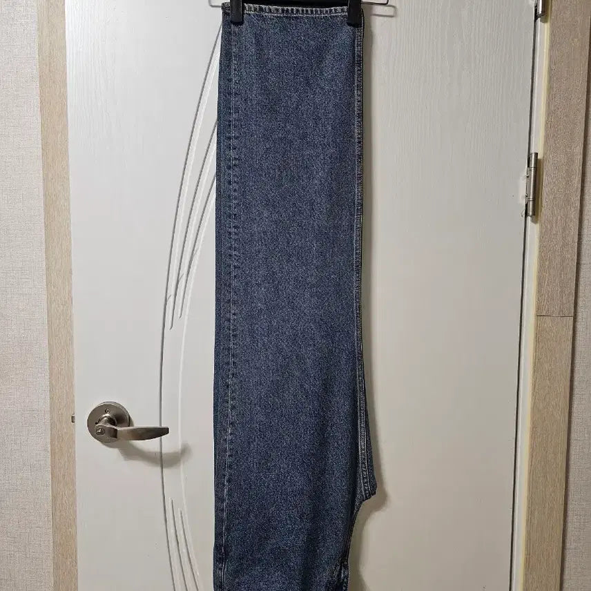 [BUNJANG] SPAO Daily Long Wide Jeans Medium Blue Size 76 / 스파오 데일리지 롱 와이드진 중청 76사이즈