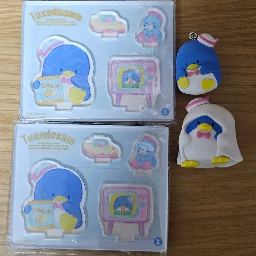 [BUNJANG] Sanrio Tuxedo Sam Acrylic Gacha Set / 산리오 턱시도샘 아크릴 가챠세트