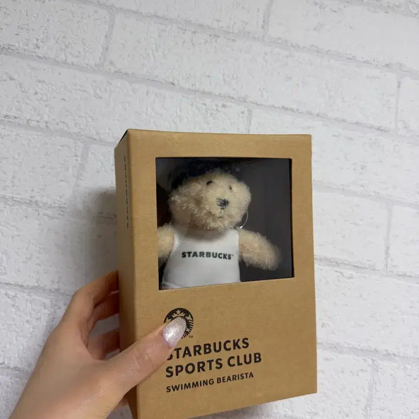 [BUNJANG] Starbucks Swimming Bearista Keyring / 스타벅스 수영 베어리 스타 키링