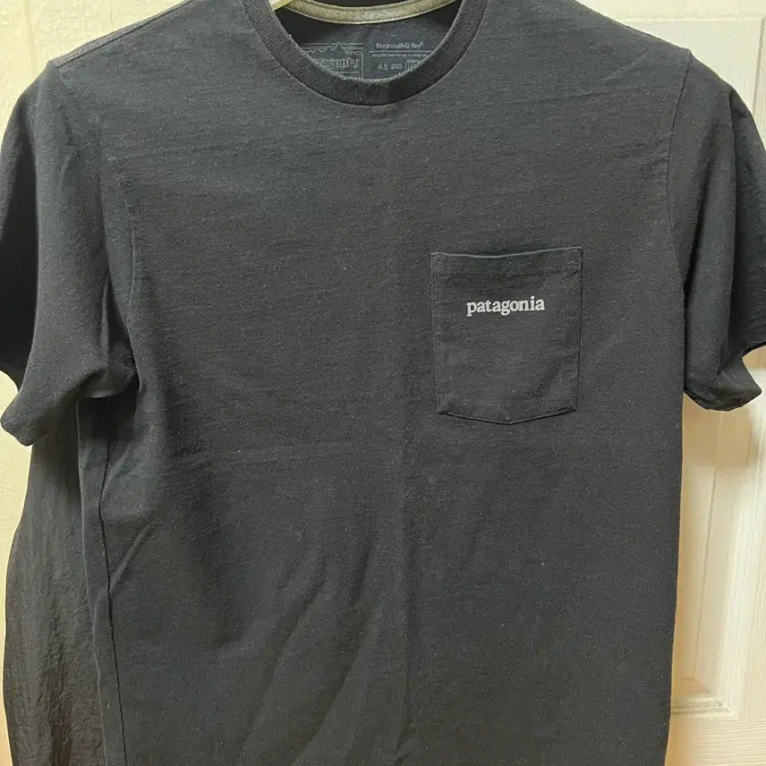 [BUNJANG] Patagonia Basic Logo T-Shirt Black Women's XS / 파타고니아 반팔티 검정색