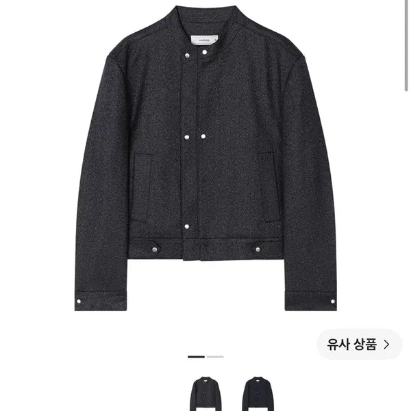 [BUNJANG] WAVYNESS Layered Racer Jacket Black Charcoal Size 2 / (구매) 웨이비니스 레이어드 레이서 재킷 블랙 차콜 2사이즈 구매합니다