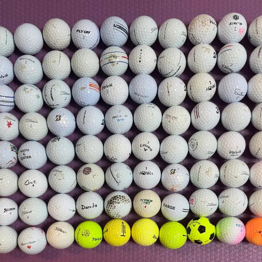 [BUNJANG] B-Grade Used Golf Balls - 80 Count / B급 로스트볼 80개