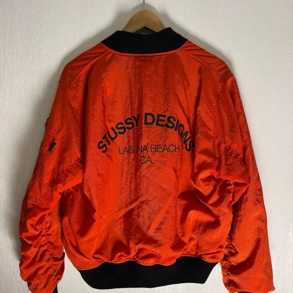 [BUNJANG] Stussy Designs Laguna Beach Bomber Jacket / STUSSY DESIGNS laguna beach  봄버자켓