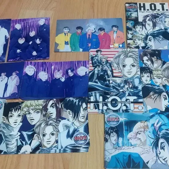 [BUNJANG] H.O.T. Photo & Postcard Set - Moon Hee Jun, Tony An, Jang Woo Hyuk, Kang Ta, Lee Jae Won / 에이치오티 굿즈 팝니다 사진 엽서 문희준 토니안 장우혁 강타 이재원 1세대