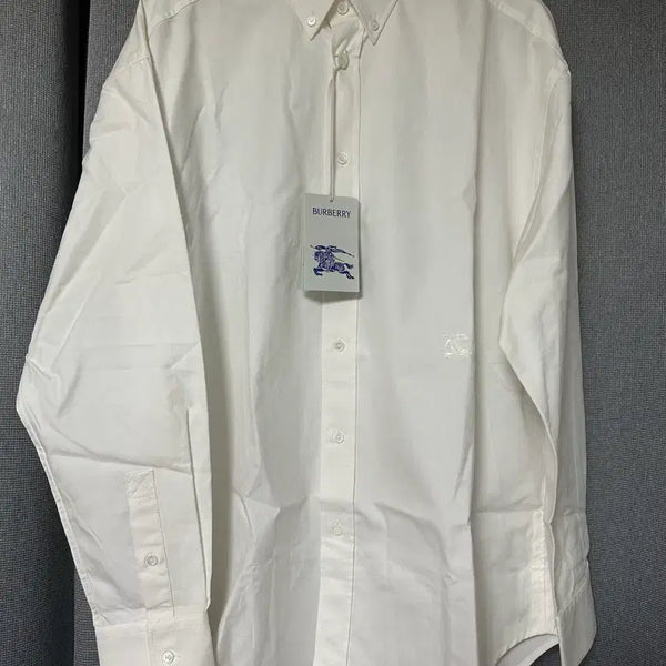 [BUNJANG] Burberry Classic Cotton Oxford Shirt - Size M / 버버리 화이트 클래식 코튼 셔츠 M 사이즈 판매합니다.