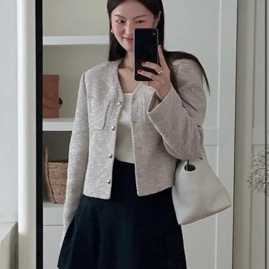 [BUNJANG] GED Two-Button Pleated Skirt / ged 게드 투버튼 플리츠 스커트