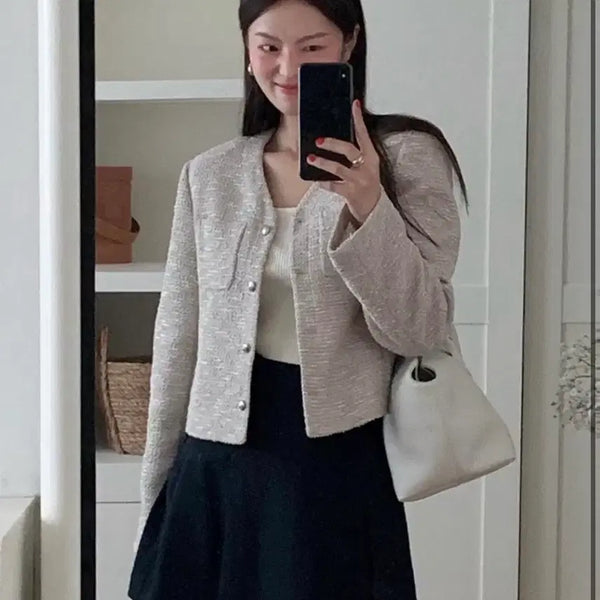 [BUNJANG] GED Two-Button Pleated Skirt / ged 게드 투버튼 플리츠 스커트