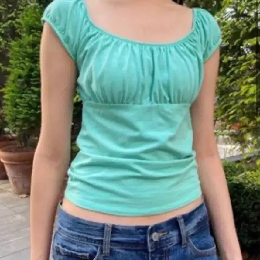 [BUNJANG] Brandy Melville Casey Top Mint / 브랜디멜빌 케이시 탑 민트