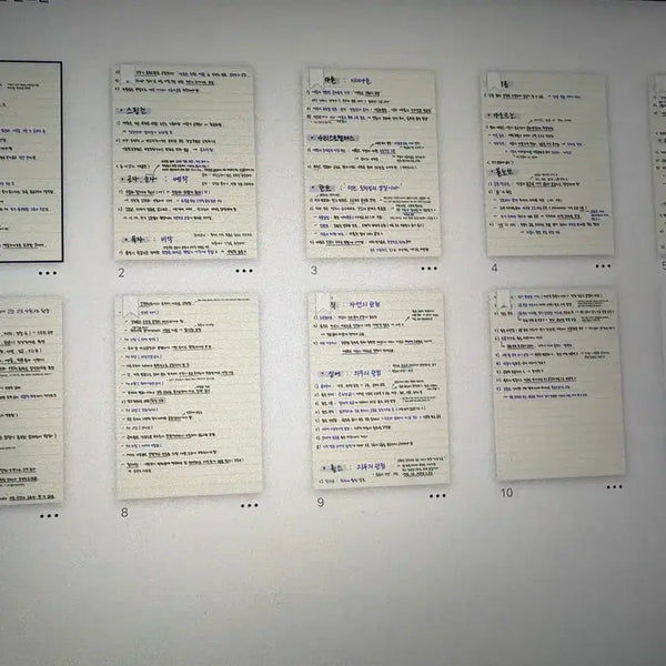 [BUNJANG] Korean Ethics (Saengyun) Handwritten Notes PDF / 생윤 필기 pdf