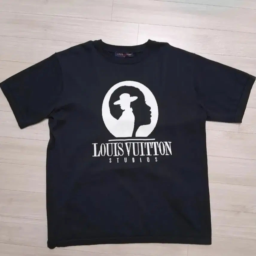 [BUNJANG] Louis Vuitton Studio Knit Short Sleeve T-Shirt XL / 루이비통 스튜디오 니트반팔XL(105~110)