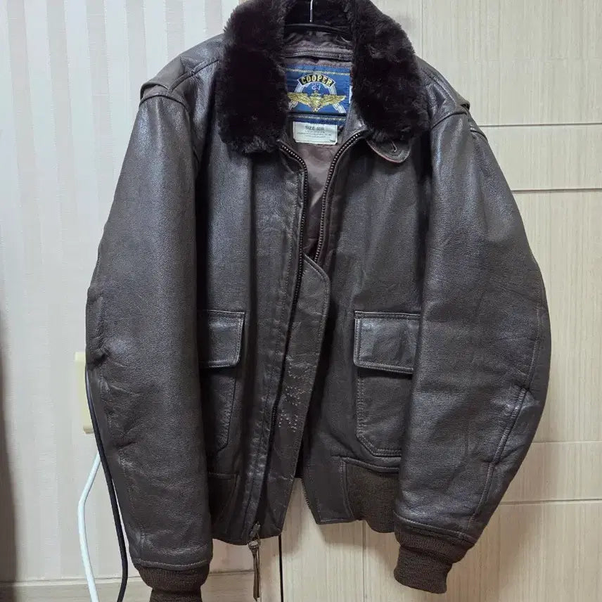 [BUNJANG] Cooper G1 Leather Jacket / 쿠퍼(cooper) G1 가죽자켓