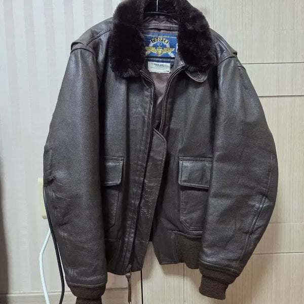 [BUNJANG] Cooper G1 Leather Jacket / 쿠퍼(cooper) G1 가죽자켓