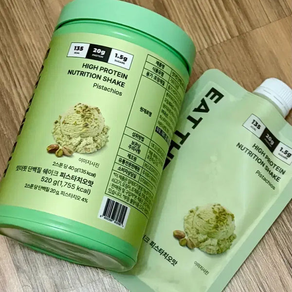 [BUNJANG] EatTheFit Pistachio Protein Shake Large Size + 1 Pouch / 잇더핏 단백질 쉐이크 피스타치오 대용량+파우치1개