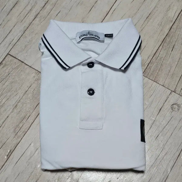 [BUNJANG] Stone Island Collar T-shirt L / 스톤아일랜드 카라 티셔츠 L