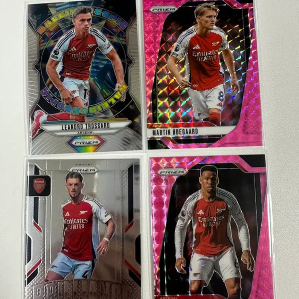 [BUNJANG] Arsenal Football Cards (Martinelli & 3 Others) - 4 Card Lot / 아스날 축구 카드 4장 (마틴 외 3명)랏