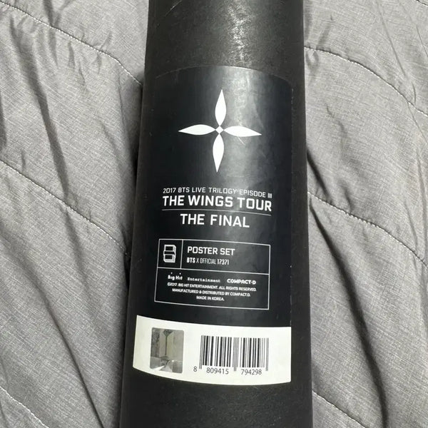 [BUNJANG] BTS 2017 Wings Tour The Final Poster Set / 방탄소년단 2017 WINGS TOUR THE FINAL 포스터 세트
