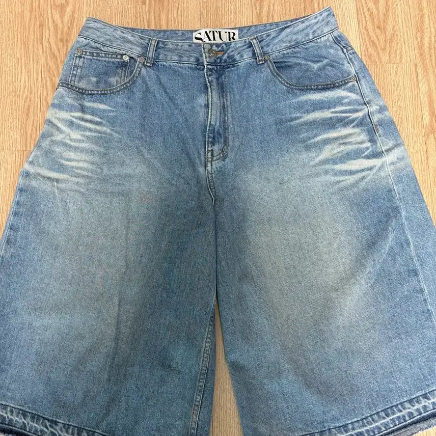 [BUNJANG] Setter GABUNG Bermuda Shorts Pants XL / 세터 가봉 xl 연청 버뮤다 숏츠 팬츠