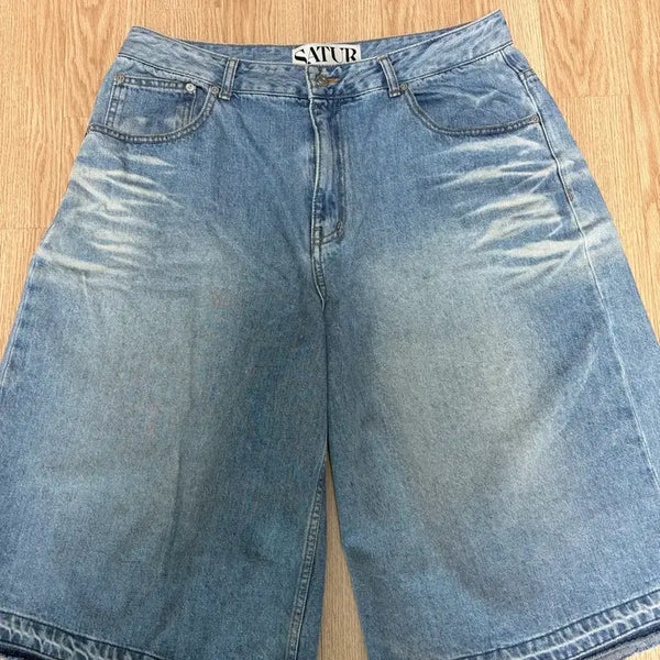 [BUNJANG] Setter GABUNG Bermuda Shorts Pants XL / 세터 가봉 xl 연청 버뮤다 숏츠 팬츠