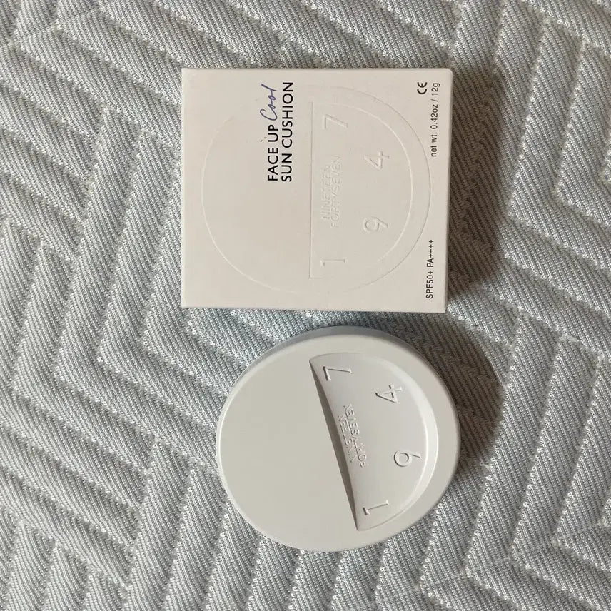 [BUNJANG] 1947 Face Up Cool Sun Cushion 00 White Tone-Up UV Protection / 1947 페이스 업 쿨 선쿠션 00 화이트 톤업 자외선차단