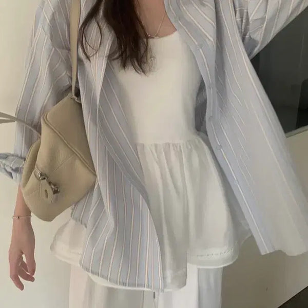 [BUNJANG] PYT Pretty Young Thing Shining Layered Sleeveless Dress / Pyt 프리티영띵 샤이닝 원피스