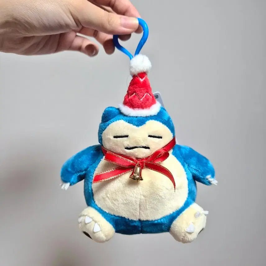 [BUNJANG] Pokemon Winter Carnival Snorlax Keyring / (8/5까지특가)포켓몬스터 윈터카니발_잠만보 키링