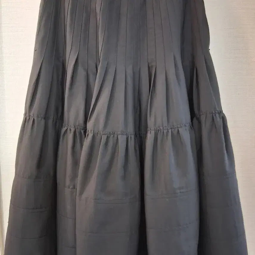 [BUNJANG] OBZEE Pleated Skirt Black / OBZEE  플리츠 스커트