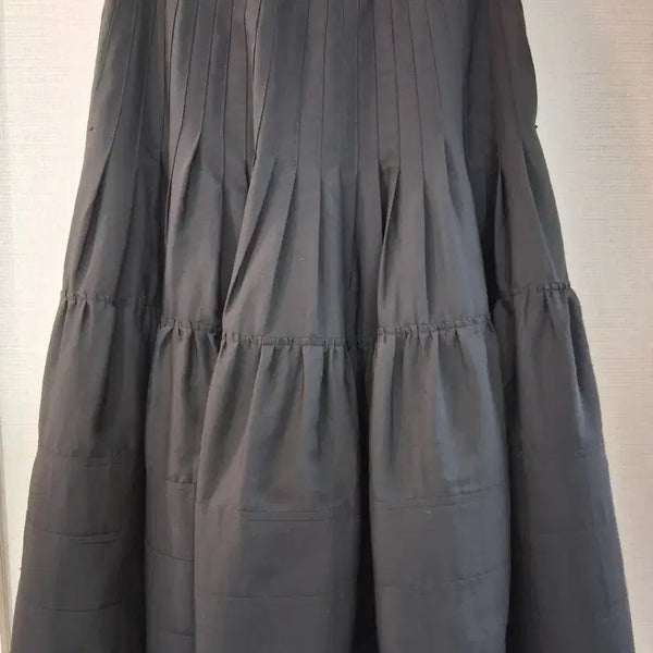 [BUNJANG] OBZEE Pleated Skirt Black / OBZEE  플리츠 스커트
